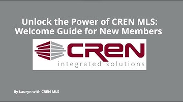 Unlock the Power of CREN MLS | Saved Searches + Auto Notifications