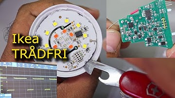 Ikea TRÅDFRI Smart lights lamp Teardown Circuit Reverse engineering PWM Hack