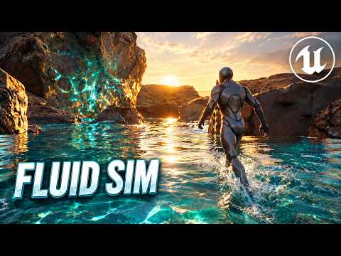 Simulação de Fluidos e Água Interativa na Unreal Engine 5