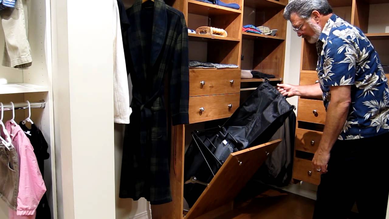 Closet Tilt Out Hamper Youtube