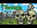 Terraria! How to kill the Dungeon Guardian and get the Bone Key!