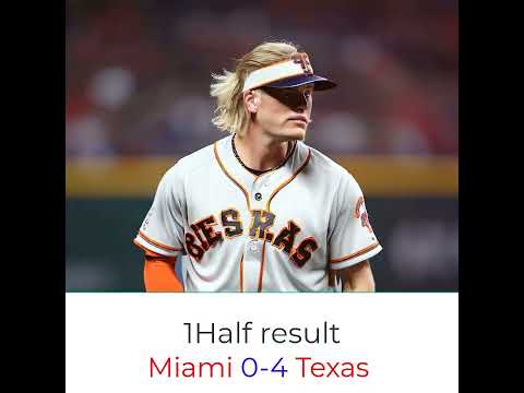 Miami Marlins Vs Texas Rangers 8 6 2023 Whole Result Miami 0 6 Texas 