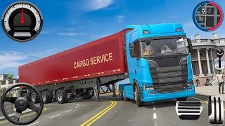 US Cargo Truck Transport Driving 3D - City Cargo Truck Simulator 2026 - Android Gameplay screenshot 1