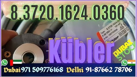 #Kubler #8.3720 #83720 #Dubai instockspares.com #uae #howto #insall #align #setting #wiring #repair