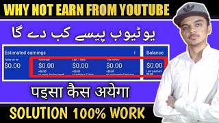 YouTube Monetization Enabled But No Earning | Monetization Enabled | Technical Syed Atta