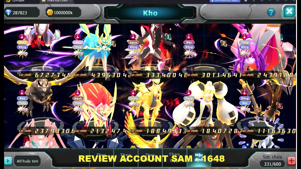 LẦN ĐẦU TẠO VIDEO GAME POKE ĐẠI CHIẾN - SAM - 1648 REVIEW