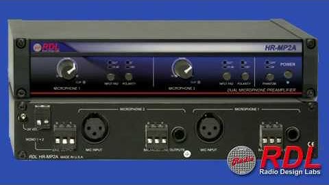 RDL New Products - InfoComm 2010 - Microphone Preamplifiers & Power Supplies