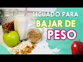 Licuado para BAJAR DE PESO de avena con manzana