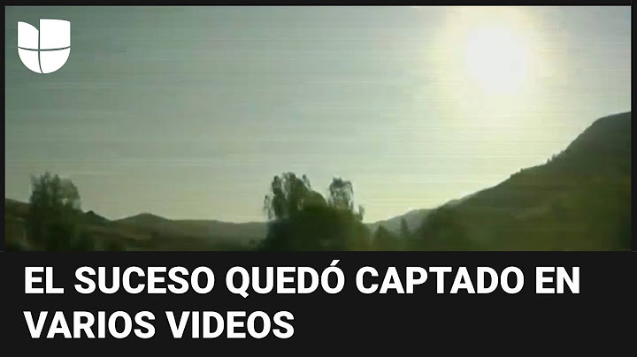 El impresionante momento en que un meteorito ilumina el cielo de Turquía