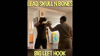 52BLOCKS:USING LEFT HOOK OFF LEAD SKULL N BONES #lyteburly #52blocks #52handblocks