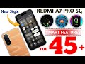 Redmi A7 Pro 5G Tips and Tricks | Top 45+ Amazing Features! Redmi A7 Pro 5G
