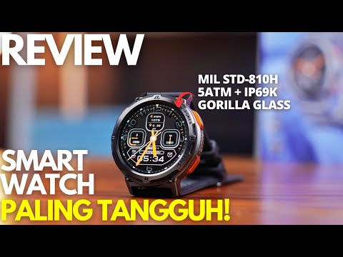 SMARTWATCH PALING TANGGUH! REVIEW Smartwatch Kospet Tank T2 Indonesia, Spesialis Outdoor!