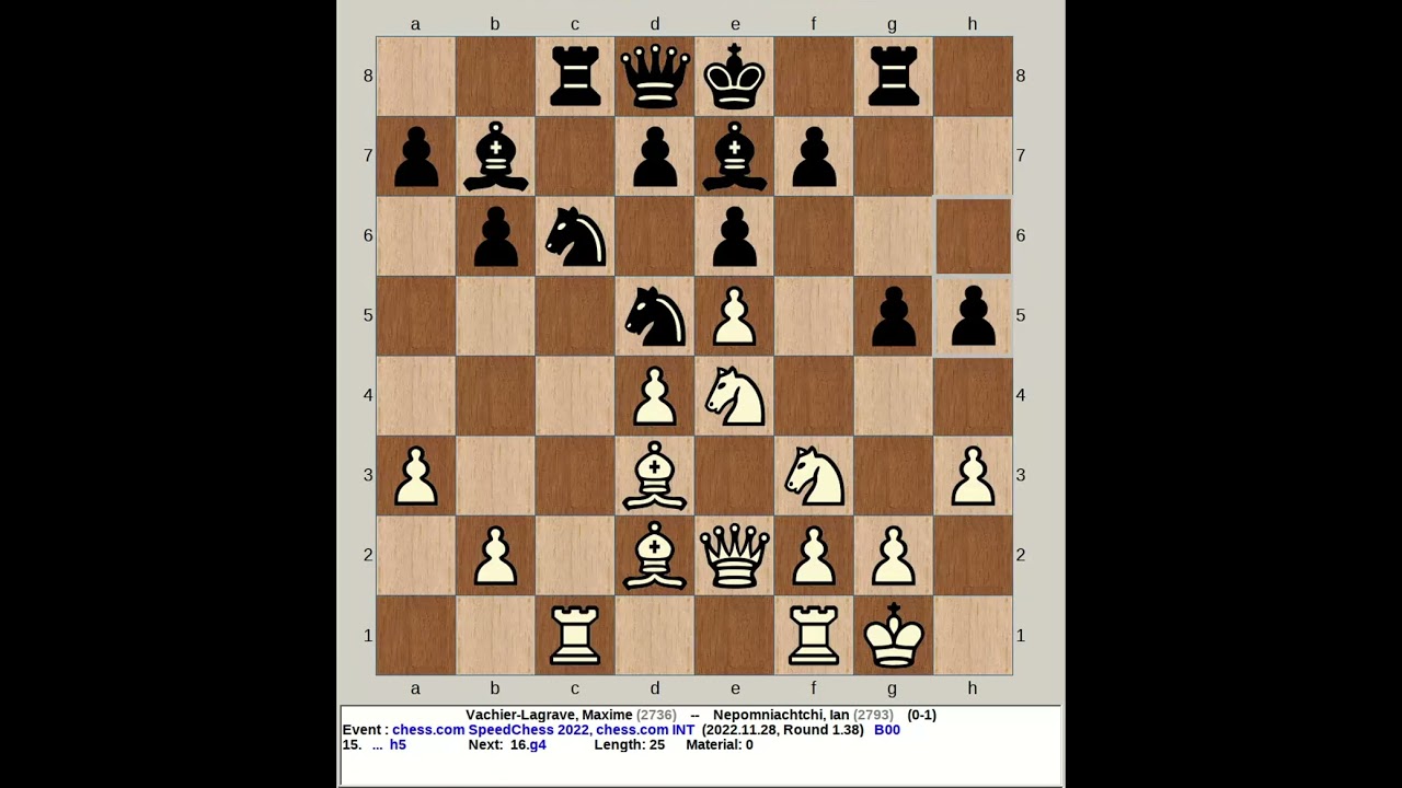 O LANCE que fez Nepo SORRIR - MVL Vs Nepomniachtchi - Grand Chess
