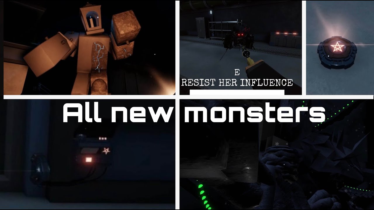 All New Monsters On Roblox Pressure - YouTube