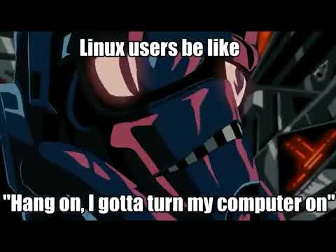 linux users be like