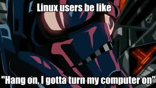 linux users be like