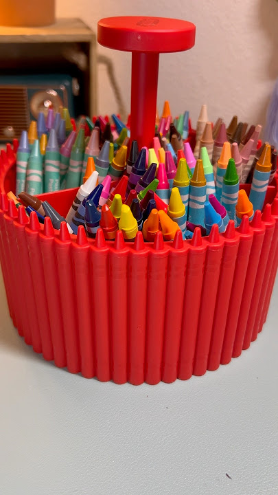 Check out my new Crayola crayons haul with my brand-new crayon holder! 🖍️✨ #crayola #crayons