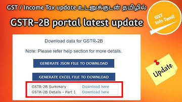 Exploring the New Features of GSTR-2B Portal Update