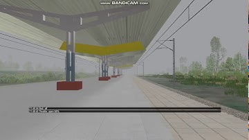 MSTS/Open Rails Howrah WAP4 cuts through dense fog