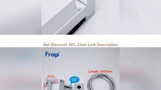 Top FRAP Bidets chrome bidet faucet mixer with hand sprayer brass bathroom bidet toilet muslin show