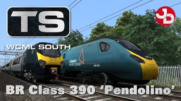 TS2021 - WCML South - Class 390 Pendolino 1440p 60fps