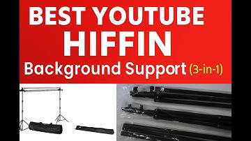 HIFFIN Support Stand Kit 9ft Tall 3 in 1 | Best Green Screen Stand | Unboxing and Setup