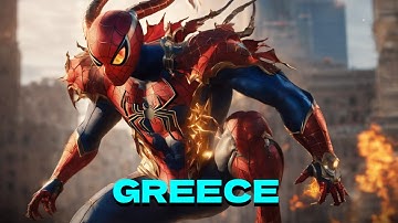 Asking AI to create a Spider-Man for each country part 3