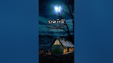تلاوة هادئة وصوت يأخدك لعالم آخر / بصوت القارئ والمنشد : حمزة أبو قينص - فلسطين