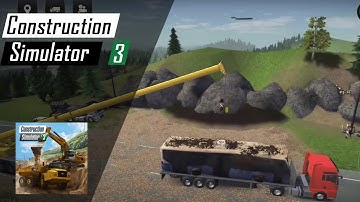 Construction simulator 3 Android gameplay Landslide Part #5