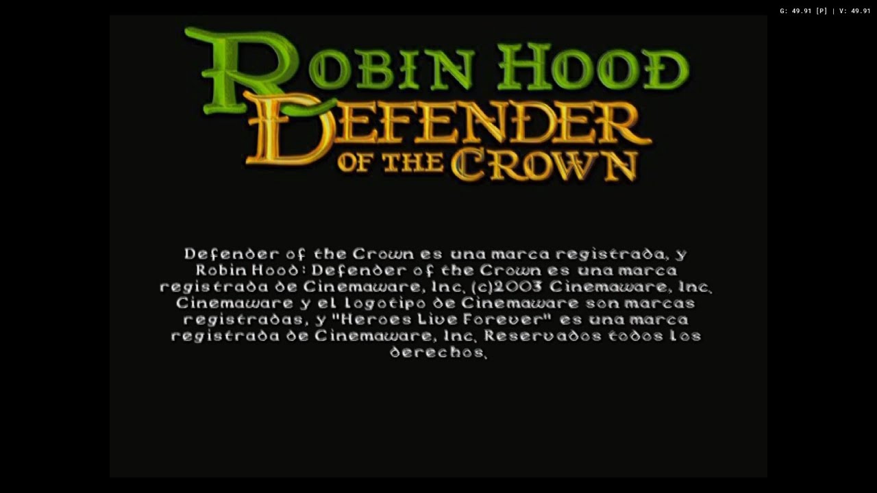 Robin Hood: Defender of the Crown (Español) de Playstation 2 (PS2) con emulador PCSX2. Gameplay