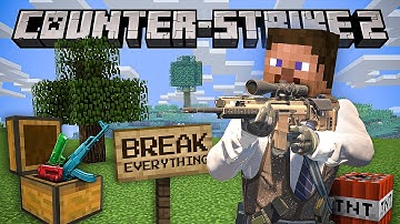 Minecraft Recreated in Counter-Strike 2