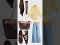 Outfits باللون الاصفر Outfits 