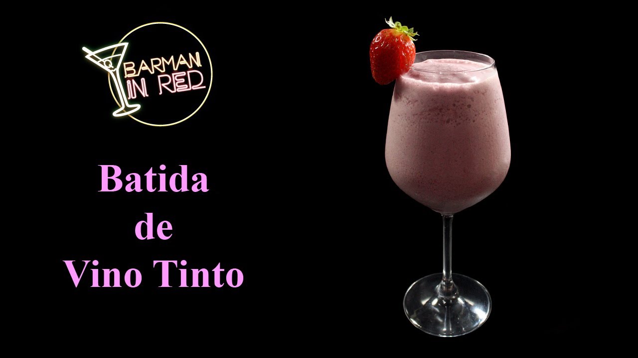 hacer la BATIDA DE VINO - YouTube