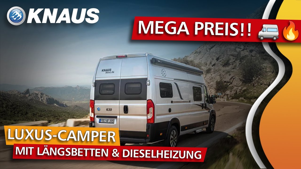 Luxus Camper Van zum MEGA Preis! 🚐✨ KNAUS BOXLIFE 630 ME Platinum 2025 – Komfort trifft Innovation