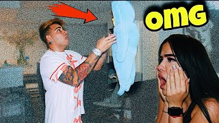 I DROPPED OUR BABY PRANK ON GIRLFRIEND ! *AMY GETS CRAZY *