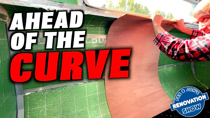 Building CURVED walls in our vintage caravan - 1975 Viscount Ambassador Build Pt 21