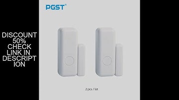 PGST Window Door Sensor for 433MHz Alarm System PG103 Wireless Home Alarm App Notification Alerts