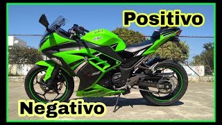 NINJA 300 2014 - PONTOS POSITIVOS E PONTOS NEGATIVOS NA OPINIÃO DO DONO