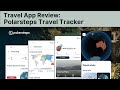 Travel app review polarsteps travel tracker