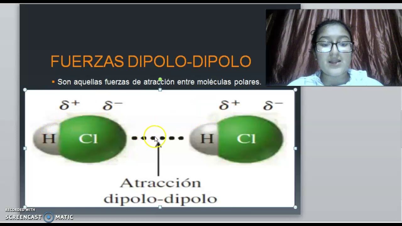 FUERZAS INTERMOLECULARES/Dipolodipolo YouTube
