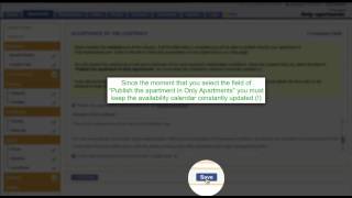 15. How to accept de only-apartments agreement