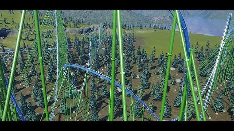 Blue Spirit - Custom B&M Hyper Coaster(Planet Coaster)