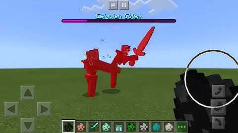 MINECRAFT ESLYVIAN GOLEM VS MUTANT CREATURES PART 2