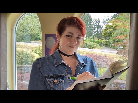 ASMR - Drawing You Roleplay - 360 Binaural Sketching, Measuring and Footfalls - Soft Spoken