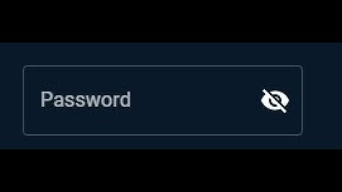 Ocultar o Mostrar contraseña con Material UI