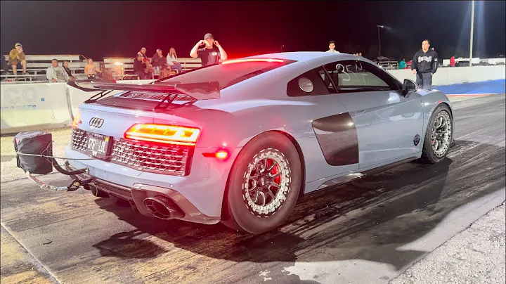 Testing the Sheepey Audi R8 on drag radials