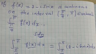 evaluate trigonometric double integral