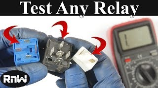 How to Test a 3, 4 or 5 Pin Relay  With or Without a Diagram