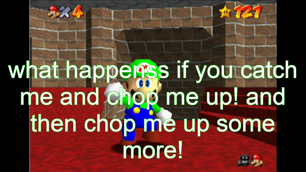 super mario 64 bloopers: luigi and the haunted castle