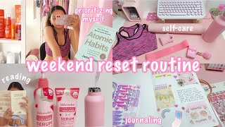 daily life ep.14:🌷my weekend reset routine, getting my life back together, self-cafe &amp; self-love 💝